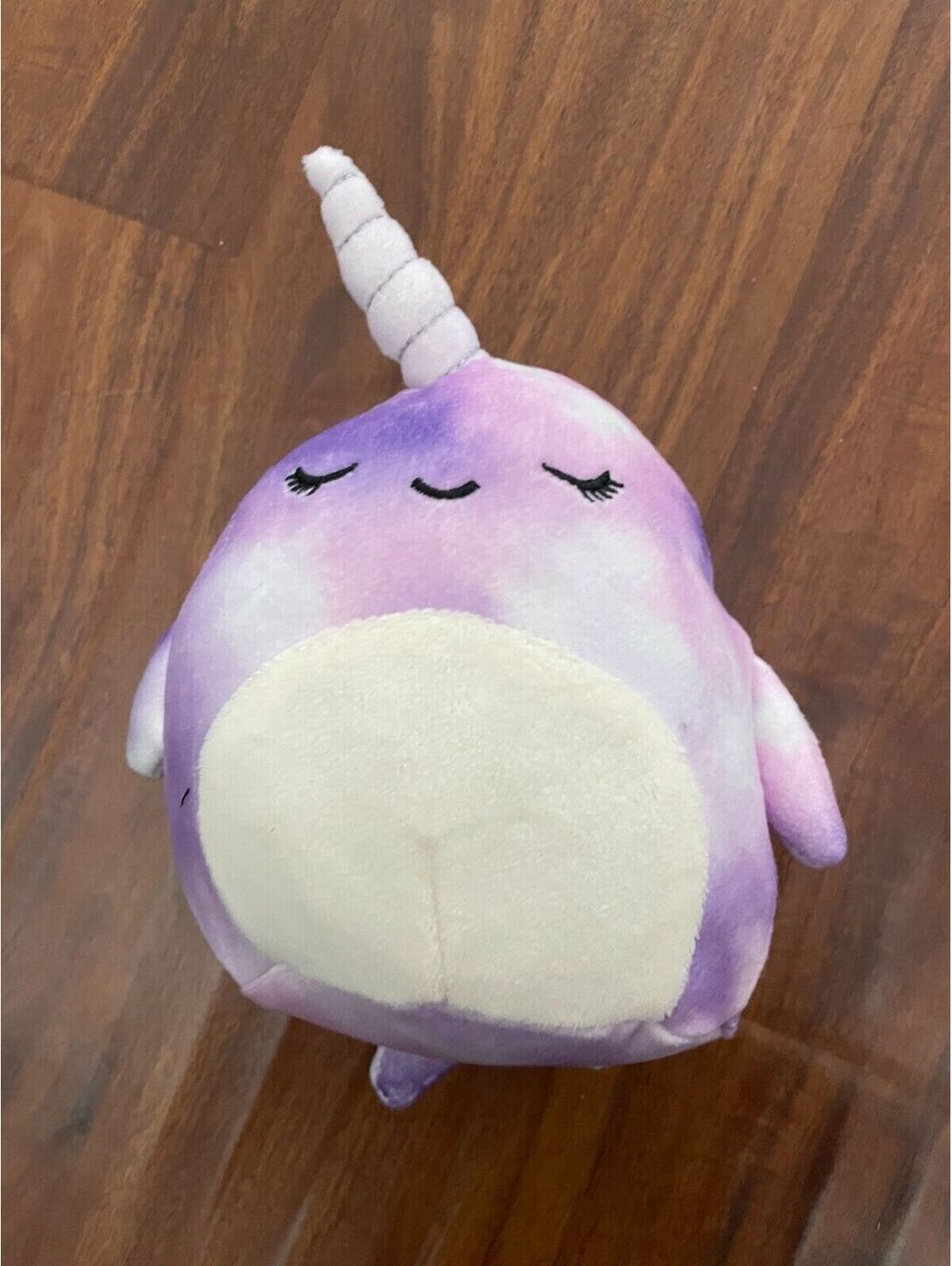 Squishmallow NABILA the NARWHAL 5" plush soft squishy TIE-DYE from 8 pack NWOT